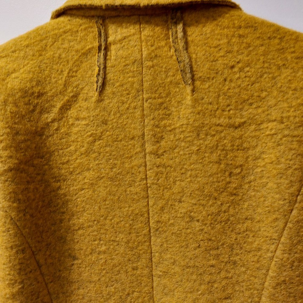 MARISA & MARIE Italian Made Wool Blend Tailored Blazer - Mustard - Size L/M - Picture 6 of 9